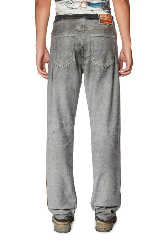 Men Straight Jeans 2020 DViker 09g99 Blackdark Grey Diesel Straight Men Straight Jeans 2020 DViker 09g99 Blackdark Grey Diesel Straight