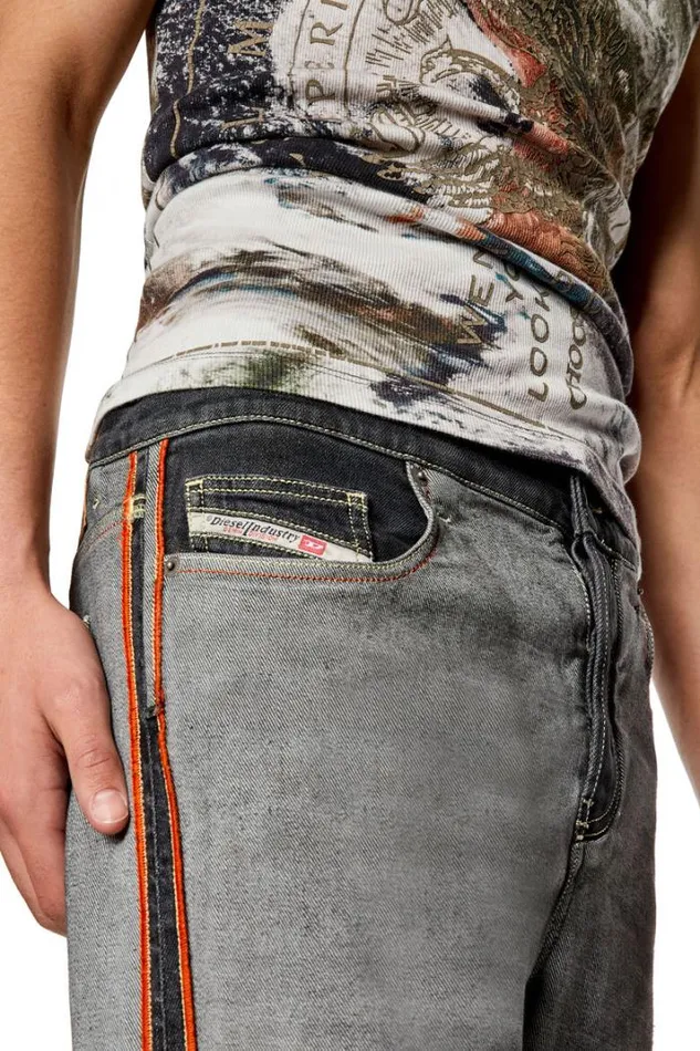 Men Straight Jeans 2020 DViker 09g99 Blackdark Grey Diesel Straight Men Straight Jeans 2020 DViker 09g99 Blackdark Grey Diesel Straight