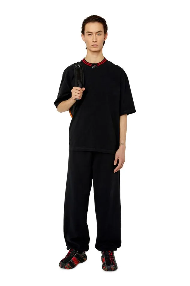 Men TKrown Black Diesel Tshirts