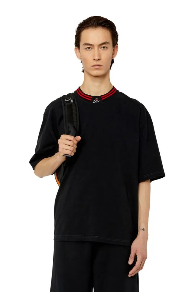 Men TKrown Black Diesel Tshirts Men TKrown Black Diesel Tshirts