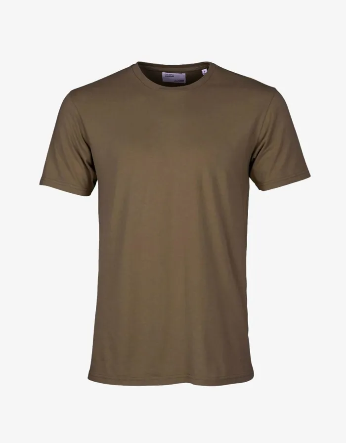Men TShirts Colorful Standard Classic Organic Tee Cedar Brown