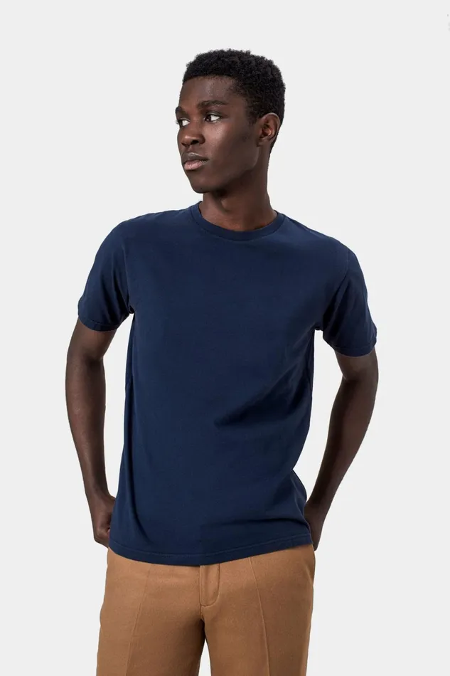 Men TShirts Colorful Standard Classic Organic Tee Cedar Brown