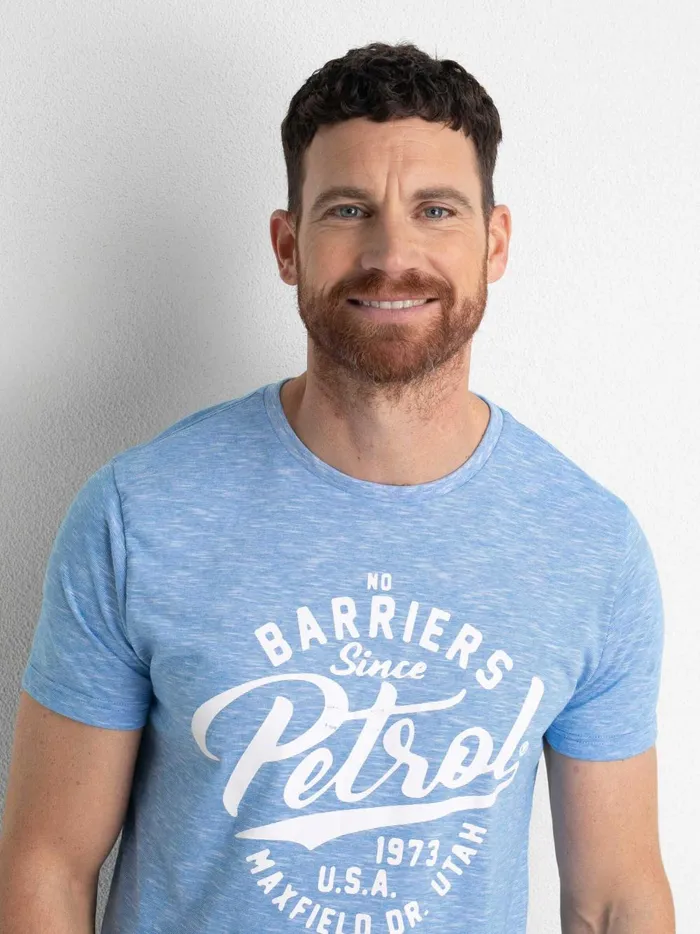 Men TShirts Petrol Industries Marl TShirt Electric Blue