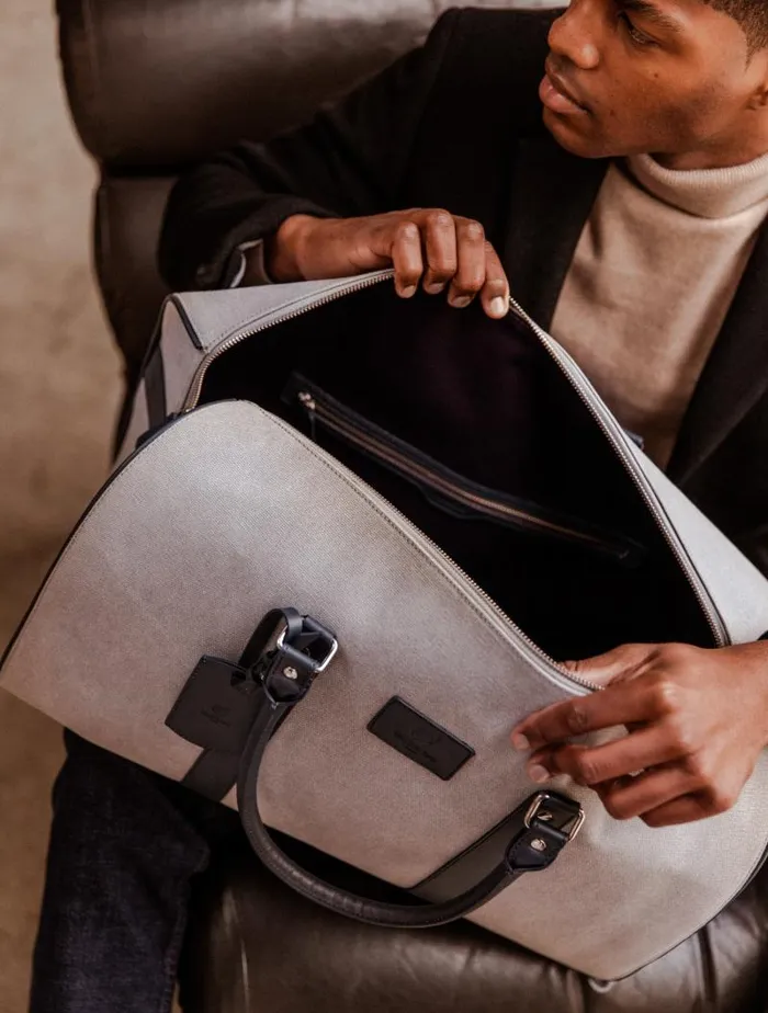 Men Travel Bags Bobbies Positano Sorrento Grey Men Travel Bags Bobbies Positano Sorrento Grey