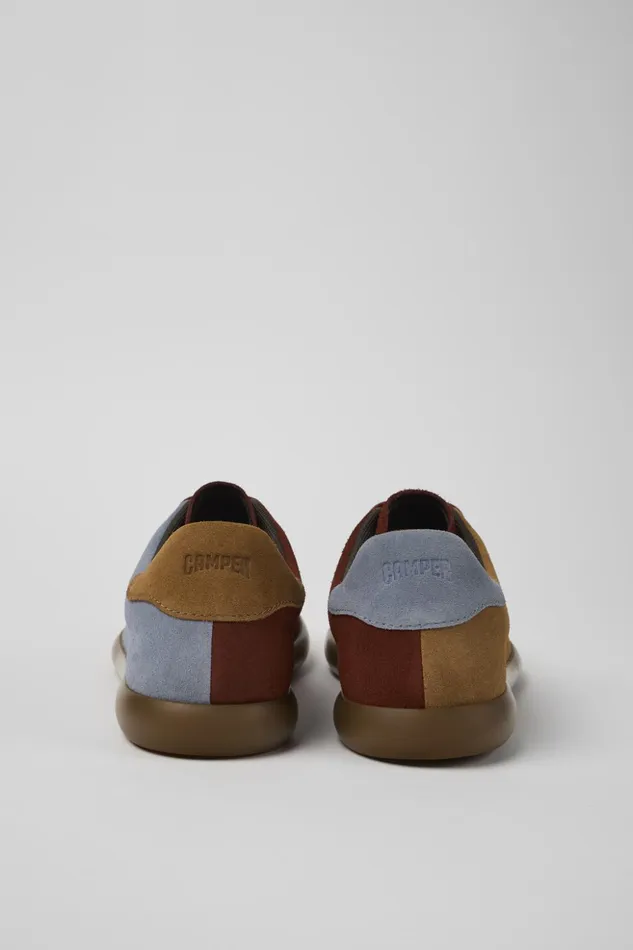 Men Twins Red And Brown Nubuck Sneaker Camper Sneakers Men Twins Red And Brown Nubuck Sneaker Camper Sneakers