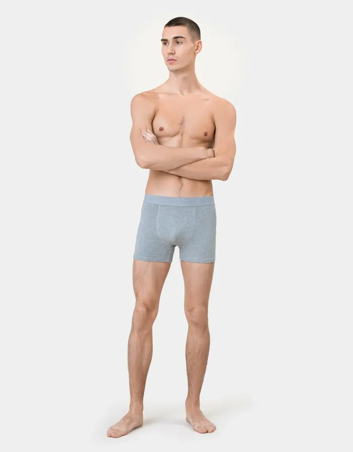 Men Underwear Colorful Standard Classic Organic Boxer Briefs Petrol Blue