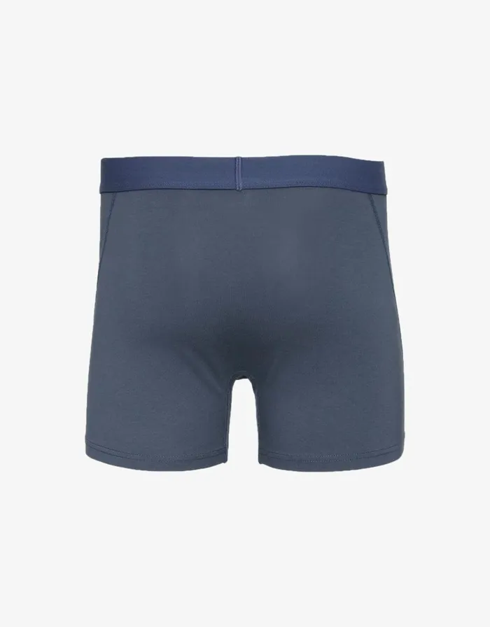 Men Underwear Colorful Standard Classic Organic Boxer Briefs Petrol Blue