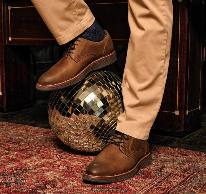 Men Upton Plain Toe Tan Oiled Full Grain JohnstonandMurphy LaceUps Men Upton Plain Toe Tan Oiled Full Grain JohnstonandMurphy LaceUps