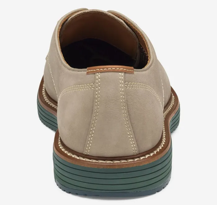 Men Upton Plain Toe Taupe Nubuck JohnstonandMurphy LaceUps Men Upton Plain Toe Taupe Nubuck JohnstonandMurphy LaceUps