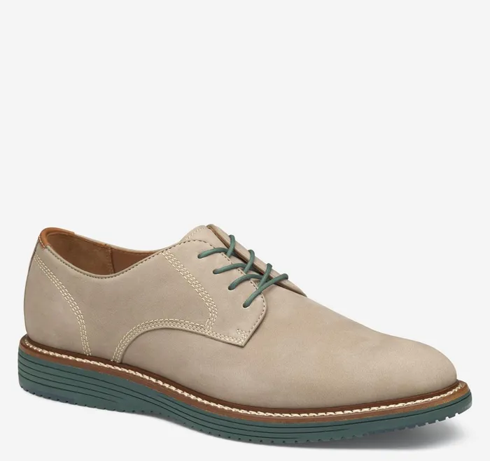 Men Upton Plain Toe Taupe Nubuck JohnstonandMurphy LaceUps Men Upton Plain Toe Taupe Nubuck JohnstonandMurphy LaceUps
