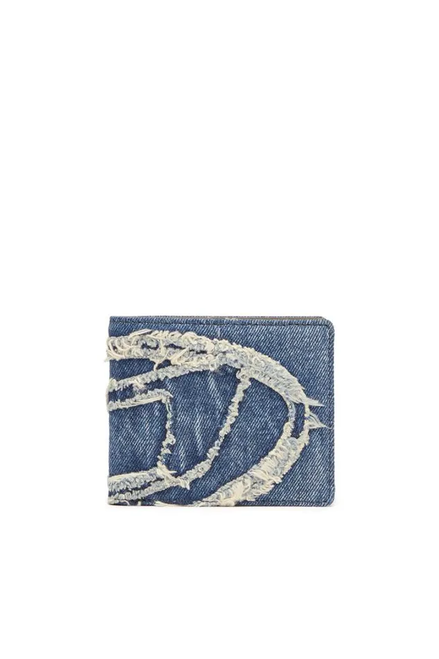 MenWomen BiFold Coin S Blue Diesel Wallets