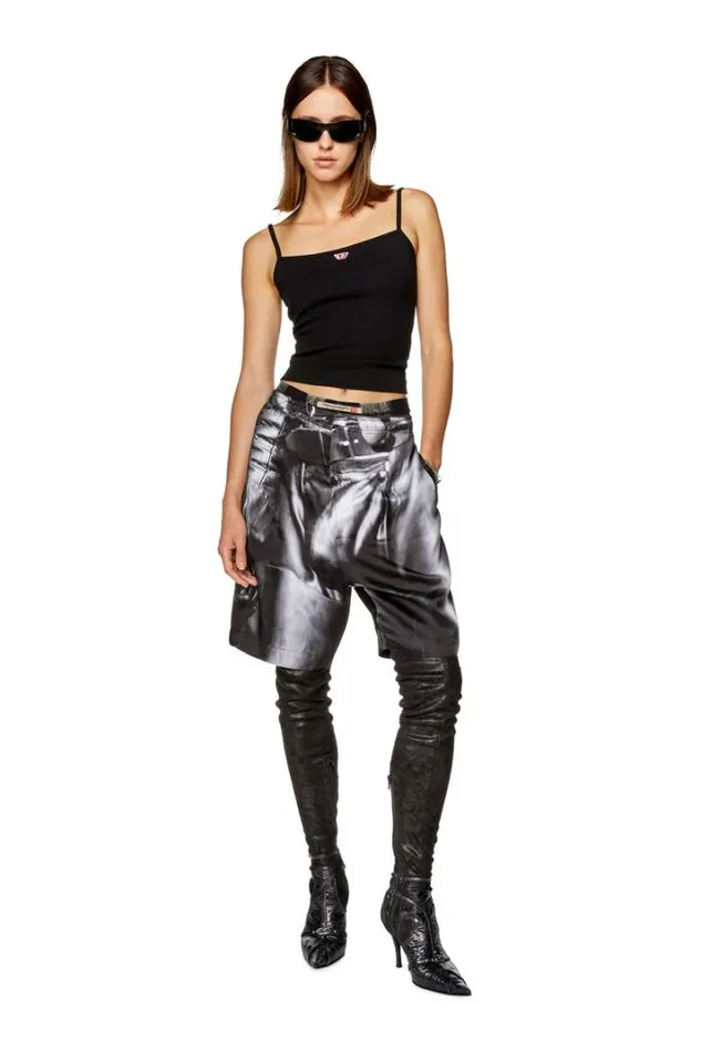 MenWomen PrPTollSho23 Black Diesel Trousers And Shorts MenWomen PrPTollSho23 Black Diesel Trousers And Shorts