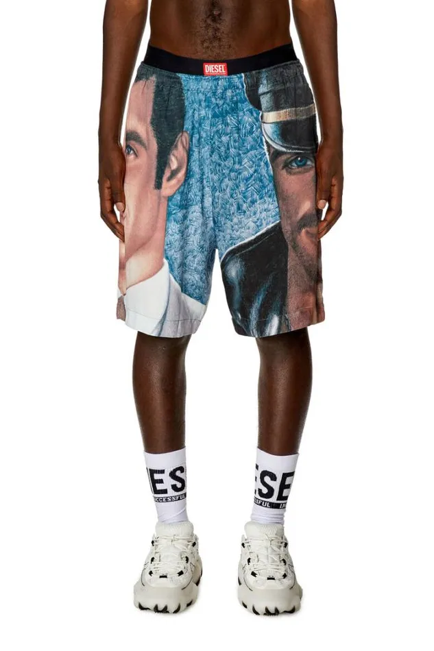 MenWomen PrPTollSho23a Blue Diesel Trousers And Shorts MenWomen PrPTollSho23a Blue Diesel Trousers And Shorts