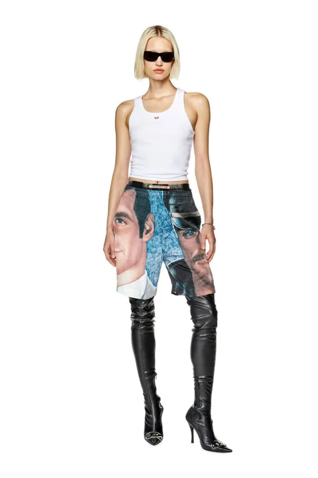 MenWomen PrPTollSho23a Blue Diesel Trousers And Shorts MenWomen PrPTollSho23a Blue Diesel Trousers And Shorts
