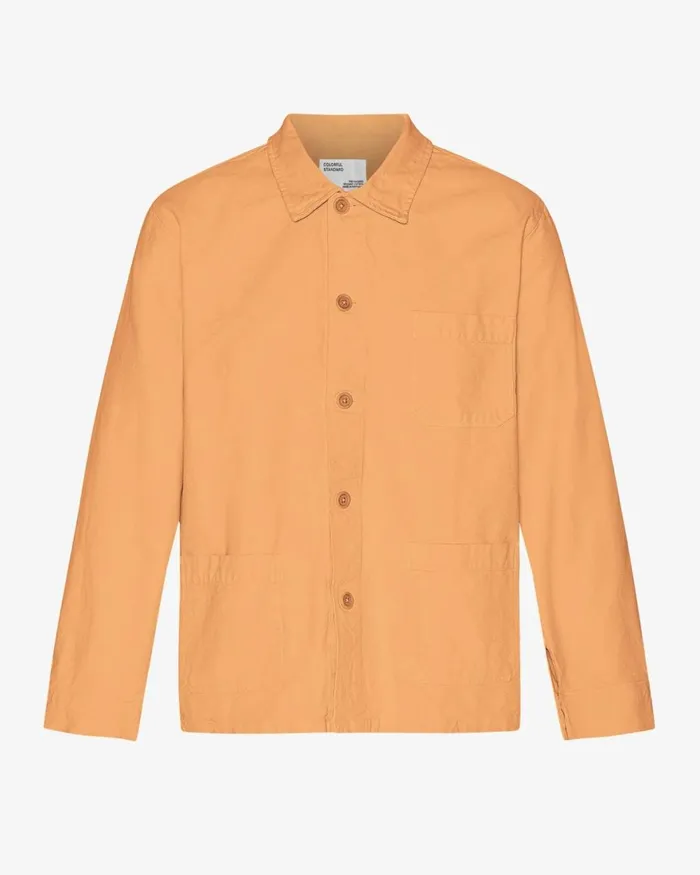 Men Workwear Jackets Colorful Standard Organic Workwear Jacket Sandstone Orange Men Workwear Jackets Colorful Standard Organic Workwear Jacket Sandstone Orange