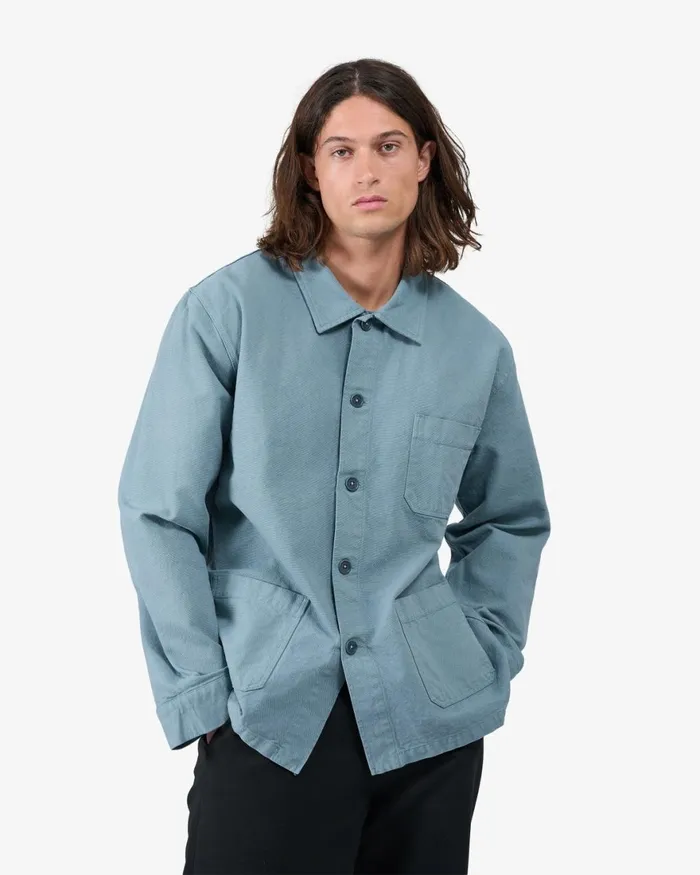 Men Workwear Jackets Colorful Standard Organic Workwear Jacket Sandstone Orange