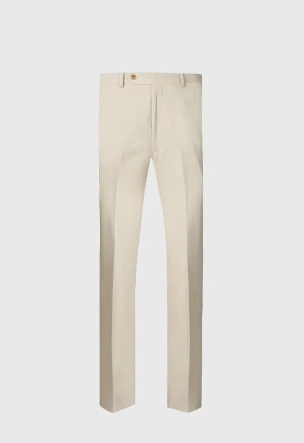 Mens LinenSilk Solid Dress Trouser Grey Pants Paulstuart