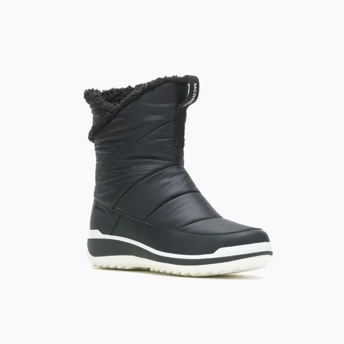 Merrell Boots Women Snowcreek Sport Mid Zip Polar Waterproof Black