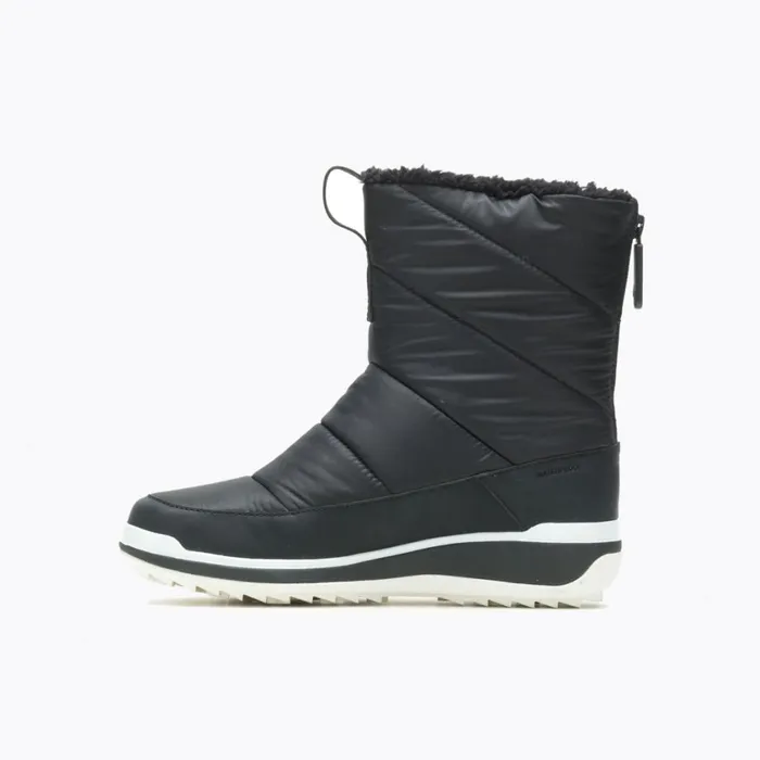 Merrell Boots Women Snowcreek Sport Mid Zip Polar Waterproof Black