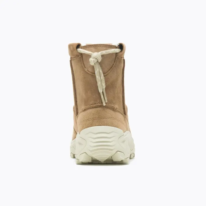 Merrell Boots Women Winter Pull On Wide Width Camel