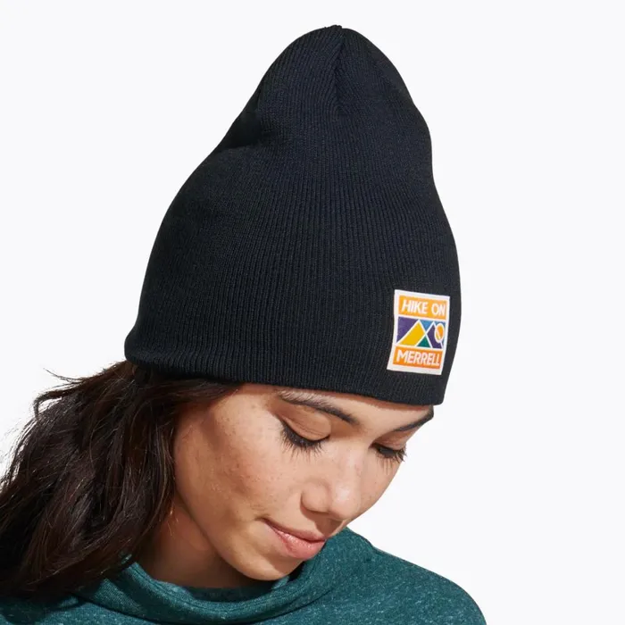 Merrell Hats MenWomen Long Beanie Black