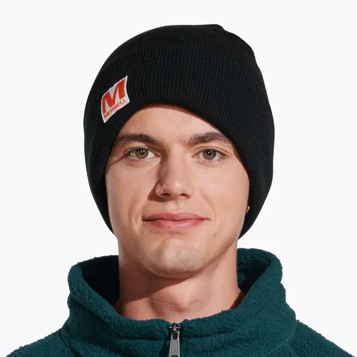 Merrell Hats MenWomen Patch Beanie Black