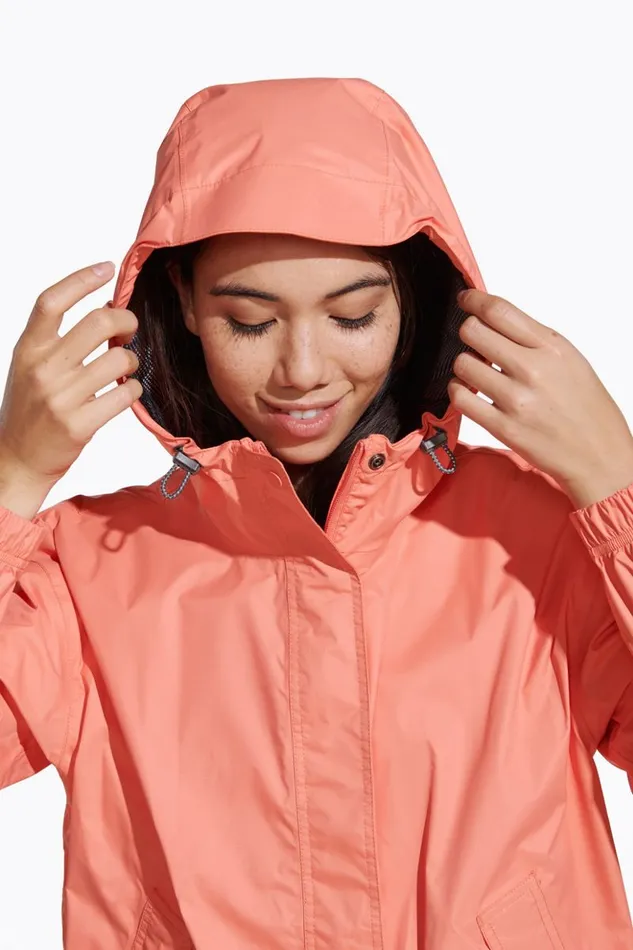 Merrell Outerwear Women Fallon Rain Jacket Cloud Camo
