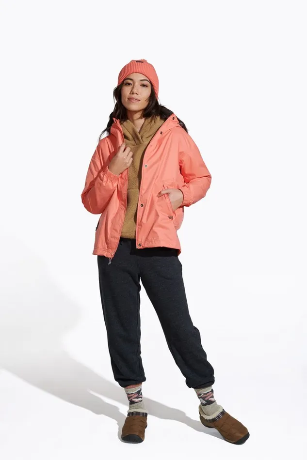 Merrell Outerwear Women Fallon Rain Jacket Cloud Camo