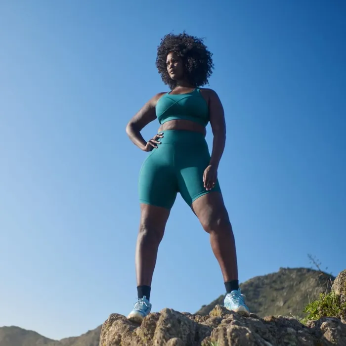 Merrell Tops Women Ascend Power Bra X Sweaty Betty Cabin Blue