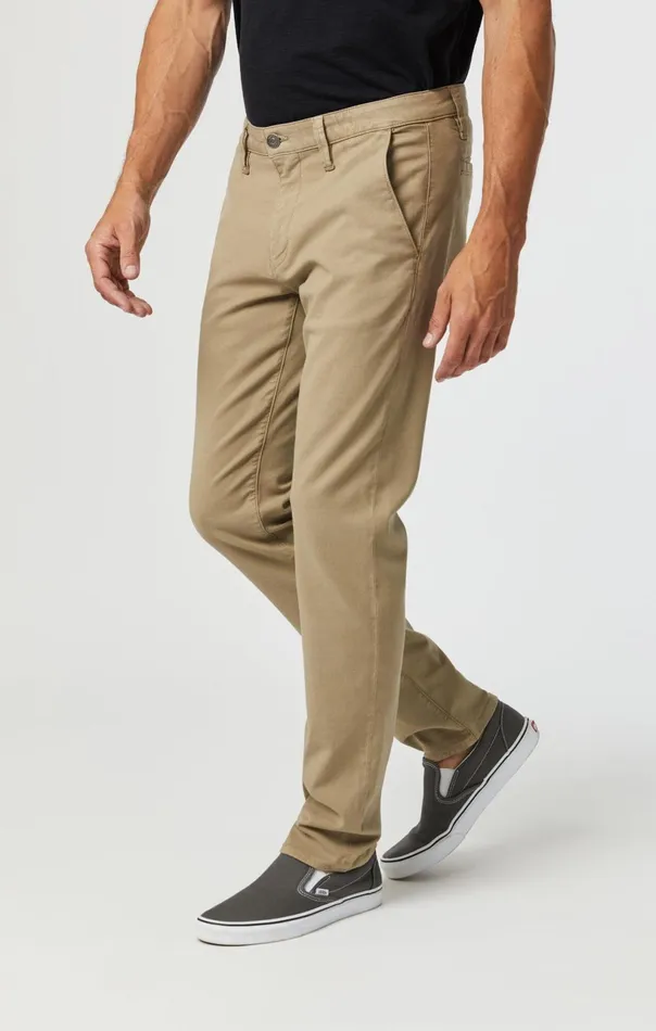 Milton Slim Straight Chino In Beige Luxe Twill Men Mavi Jeans Pants Milton Slim Straight Chino In Beige Luxe Twill Men Mavi Jeans Pants