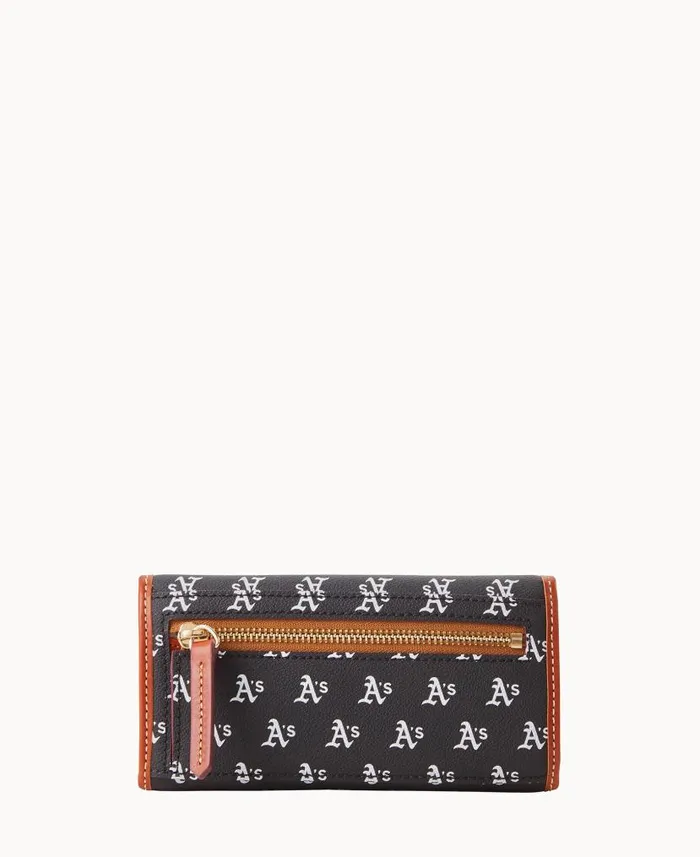 MLB Athletics Continental Clutch Athletics ManWoman Dooney and Bourke Wallets MLB Athletics Continental Clutch Athletics ManWoman Dooney and Bourke Wallets
