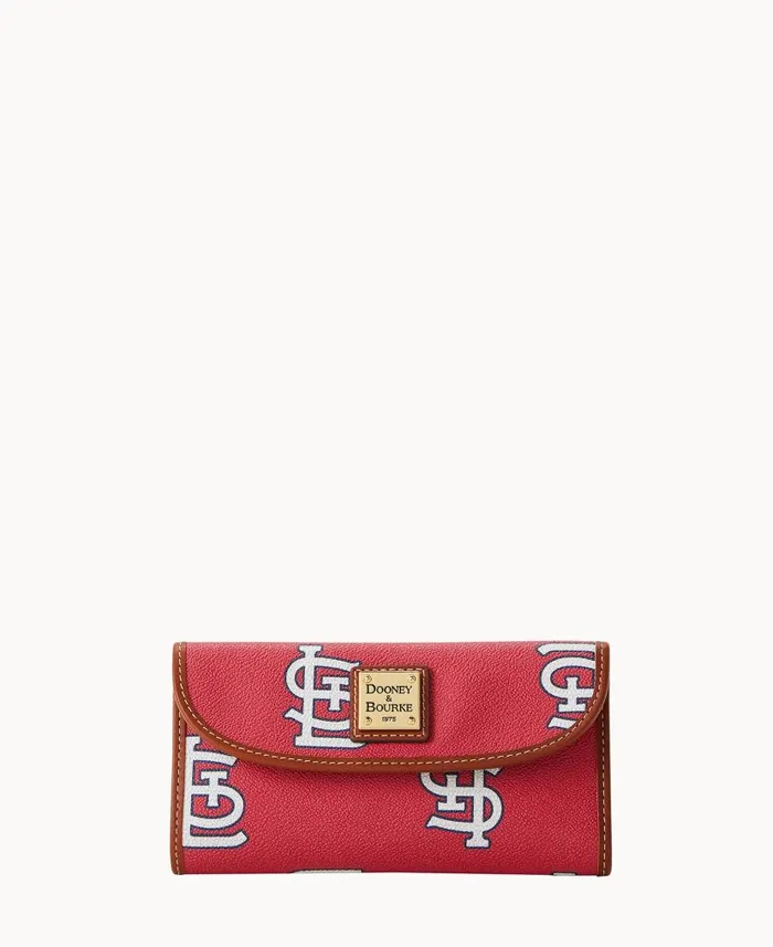 MLB Cardinals Continental Clutch Cardinals ManWoman Dooney and Bourke Wallets MLB Cardinals Continental Clutch Cardinals ManWoman Dooney and Bourke Wallets