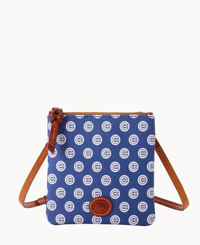 MLB Cubs Small North South Top Zip Crossbody Cubs Woman Dooney and Bourke Crossbodies MLB Cubs Small North South Top Zip Crossbody Cubs Woman Dooney and Bourke Crossbodies