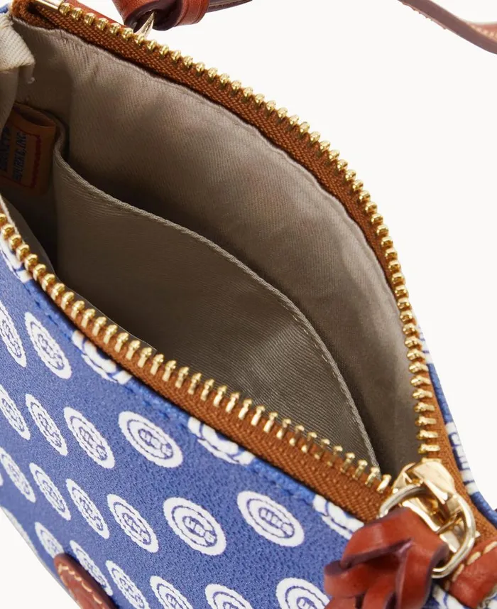 MLB Cubs Small North South Top Zip Crossbody Cubs Woman Dooney and Bourke Crossbodies MLB Cubs Small North South Top Zip Crossbody Cubs Woman Dooney and Bourke Crossbodies