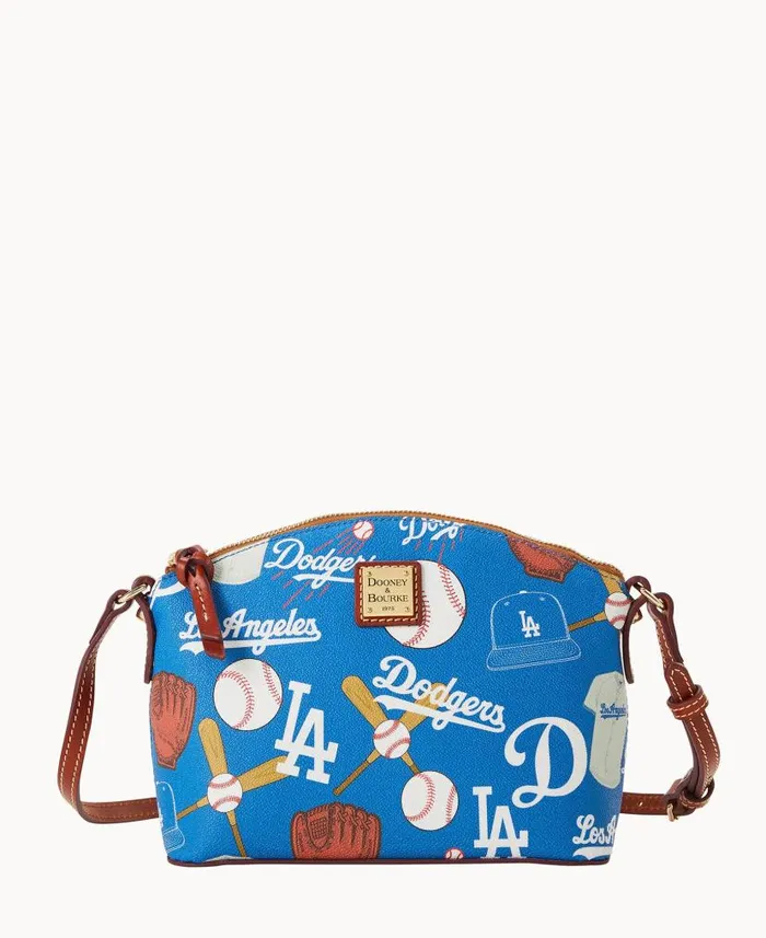 MLB Dodgers Suki Crossbody Dodgers Woman Dooney and Bourke Crossbodies