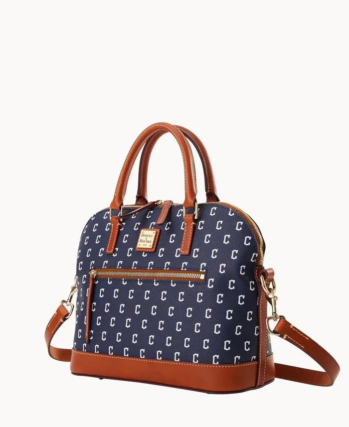 MLB Guardians Domed Zip Satchel Guardians Woman Dooney and Bourke Satchels MLB Guardians Domed Zip Satchel Guardians Woman Dooney and Bourke Satchels