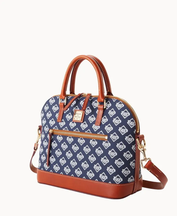 MLB Rays Domed Zip Satchel Rays Woman Dooney and Bourke Satchels MLB Rays Domed Zip Satchel Rays Woman Dooney and Bourke Satchels