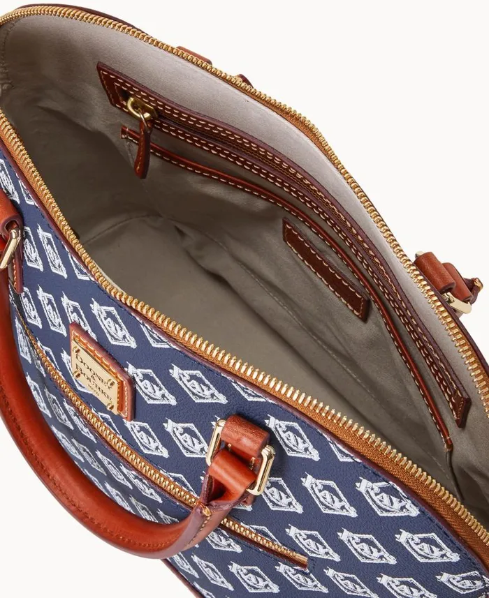 MLB Rays Domed Zip Satchel Rays Woman Dooney and Bourke Satchels MLB Rays Domed Zip Satchel Rays Woman Dooney and Bourke Satchels