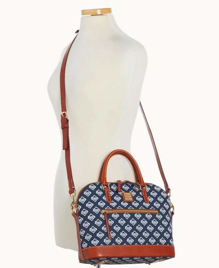 MLB Rays Domed Zip Satchel Rays Woman Dooney and Bourke Satchels MLB Rays Domed Zip Satchel Rays Woman Dooney and Bourke Satchels