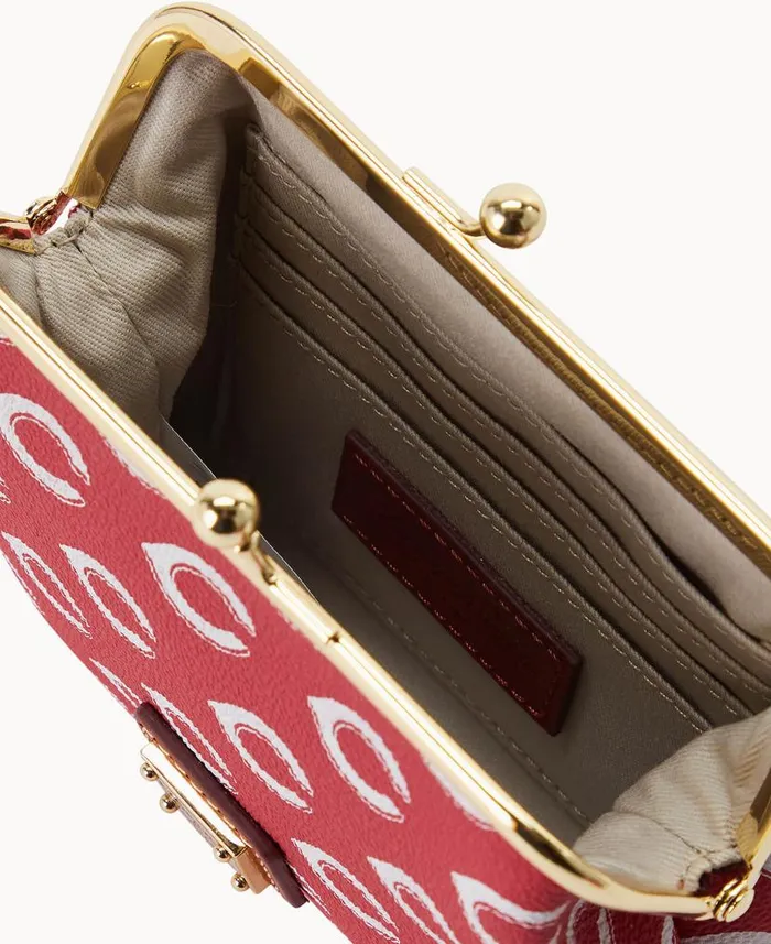 MLB Reds Large Framed Purse Reds ManWoman Dooney and Bourke Wallets
