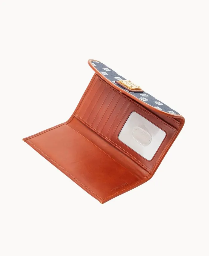 MLB Tigers Continental Clutch Tigers ManWoman Dooney and Bourke Wallets MLB Tigers Continental Clutch Tigers ManWoman Dooney and Bourke Wallets