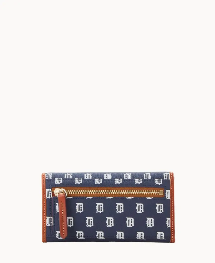 MLB Tigers Continental Clutch Tigers ManWoman Dooney and Bourke Wallets MLB Tigers Continental Clutch Tigers ManWoman Dooney and Bourke Wallets