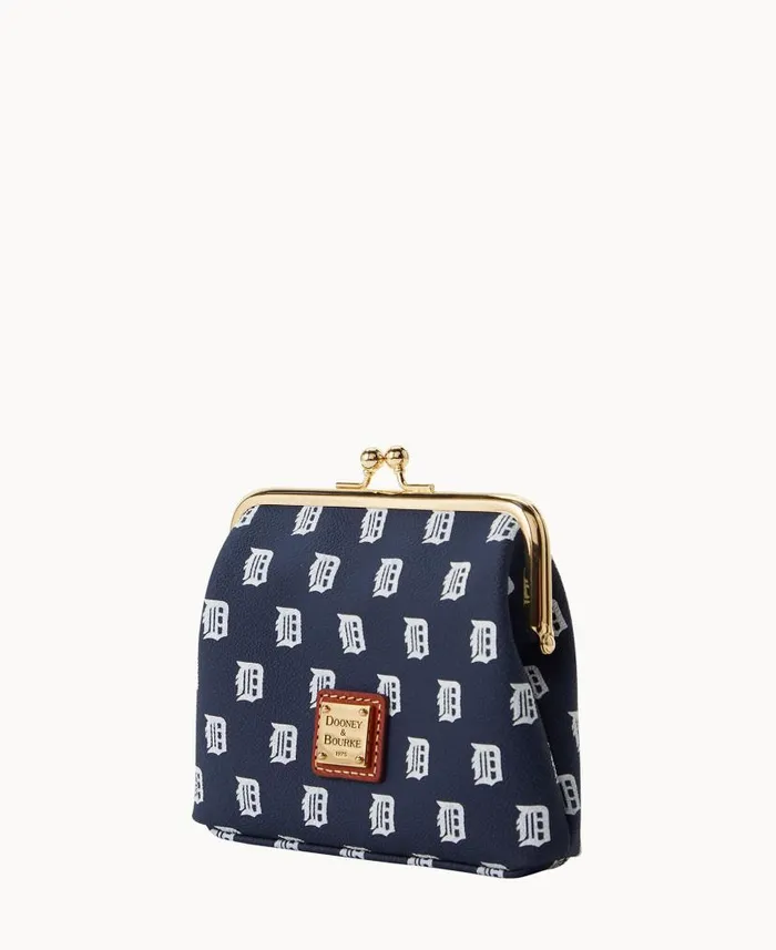 MLB Tigers Large Framed Purse Tigers ManWoman Dooney and Bourke Wallets MLB Tigers Large Framed Purse Tigers ManWoman Dooney and Bourke Wallets