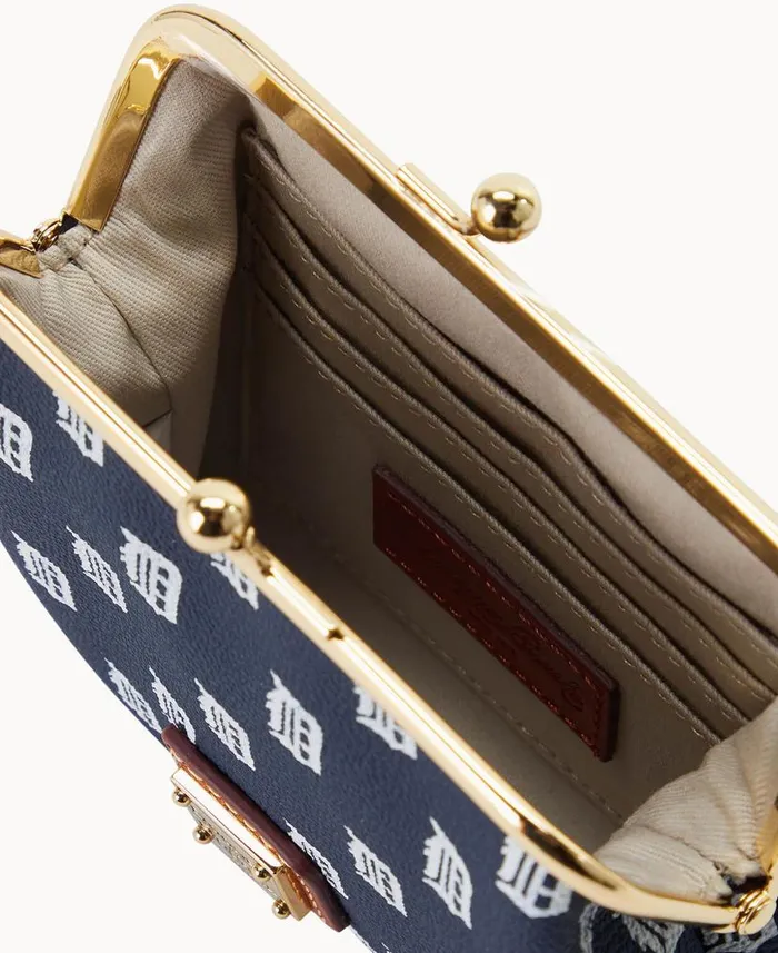 MLB Tigers Large Framed Purse Tigers ManWoman Dooney and Bourke Wallets MLB Tigers Large Framed Purse Tigers ManWoman Dooney and Bourke Wallets