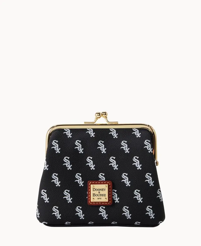 MLB White Sox Large Framed Purse White Sox ManWoman Dooney and Bourke Wallets MLB White Sox Large Framed Purse White Sox ManWoman Dooney and Bourke Wallets