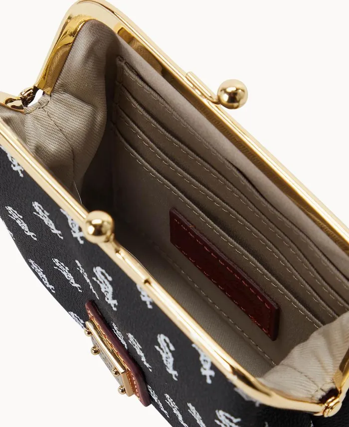 MLB White Sox Large Framed Purse White Sox ManWoman Dooney and Bourke Wallets MLB White Sox Large Framed Purse White Sox ManWoman Dooney and Bourke Wallets
