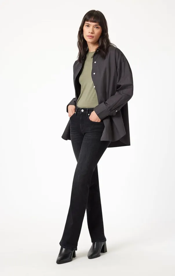 Molly Bootcut In Smoke Brushed Feather Blue Women Mavi Jeans Denim