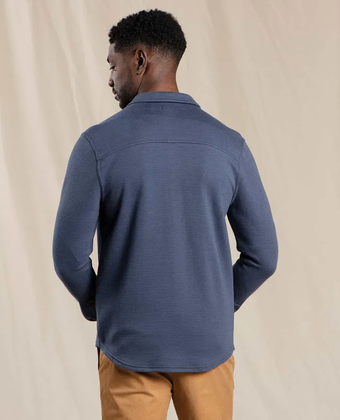Moonwake Long Sleeve Shirt True Navy Men8217s Shirts ToadandCo