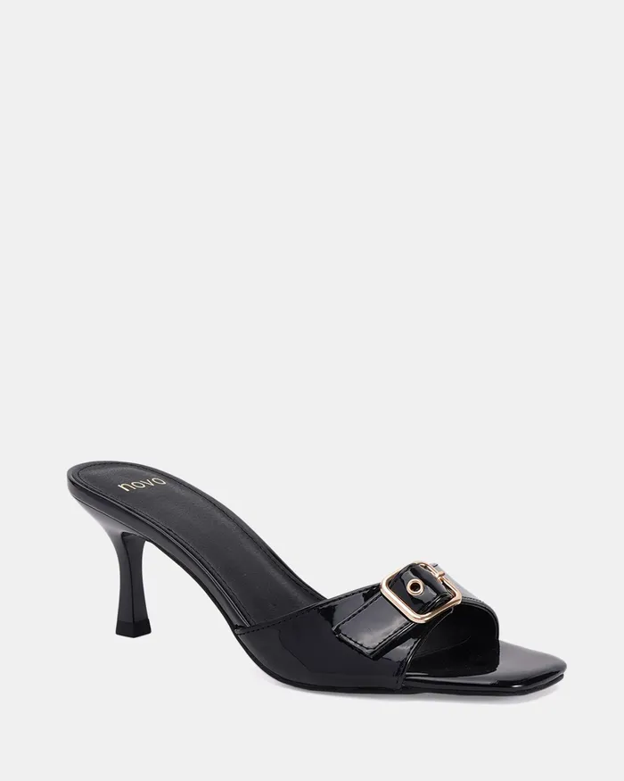 Mules VENEZIA Black Patent Mules 8211 NOVO Shoes Women