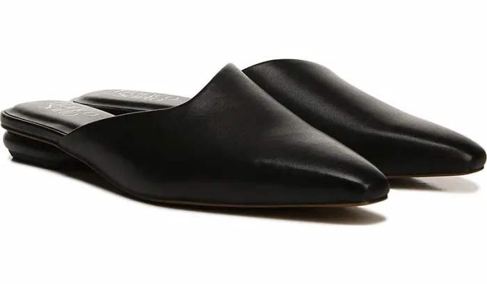 Mules Women Franco Sarto Franco Bridget 2 Mule Black Leather